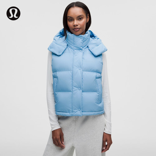 Wunder Puff™ 女士短款羽绒马甲 防风拒水丨lululemon丨LW4CO8S