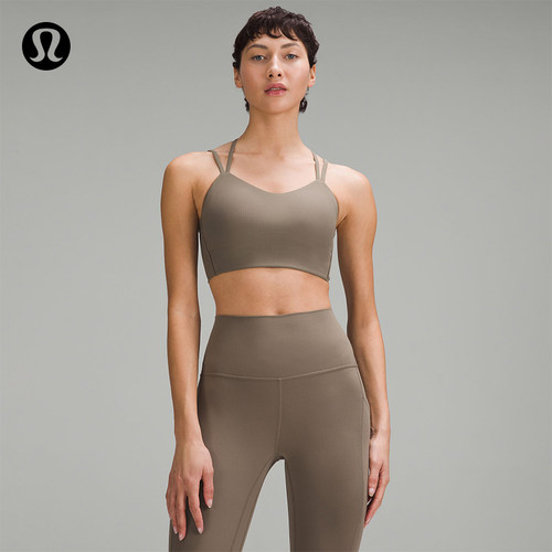 Like a Cloud 女士长款运动内衣 B/C *罗纹丨lululemon丨LW2D03S