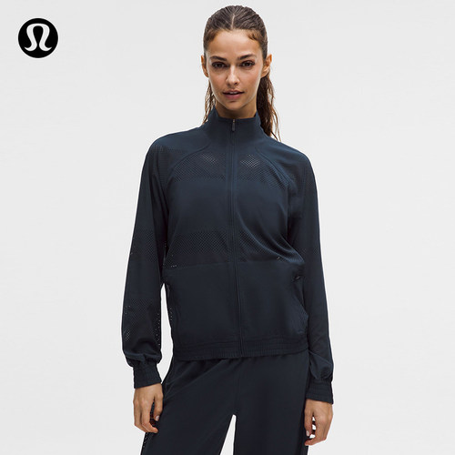 Adapted State 女士运动夹克 *开孔条纹丨lululemon丨LW3JWES