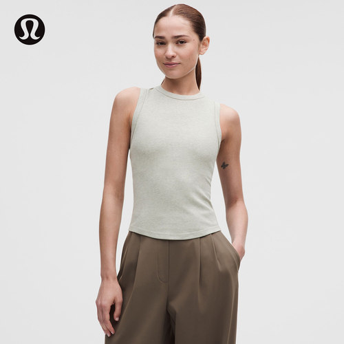 Hold Tight 女士紧身剪裁圆领背心丨lululemon丨LW1FIRS