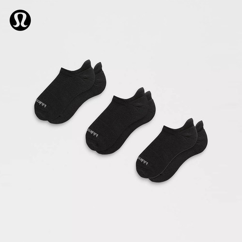 Daily Essential 带提耳短袜 *3 双装 丨lululemon丨LU9CE1S