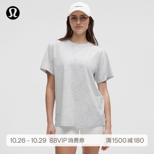 All Yours 女士棉混纺短袖 T 恤 *Wash丨lululemon丨LW3IRES