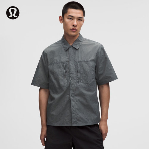 UV-Protective 男士轻盈版徒步衬衫 防晒丨lululemon丨LM3GLIS