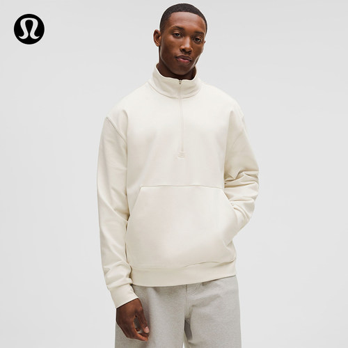 Heavy Soft Jersey 男士高克重针织半拉链衫丨lululemon丨LM3GGKS