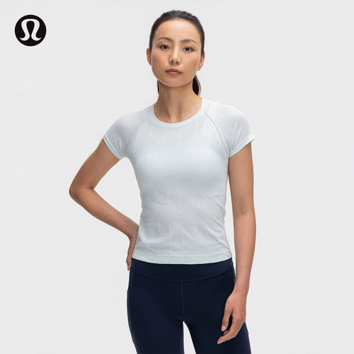 Swiftly 女士运动网眼短袖 T 恤*Race丨lululemon丨LW3JPIS