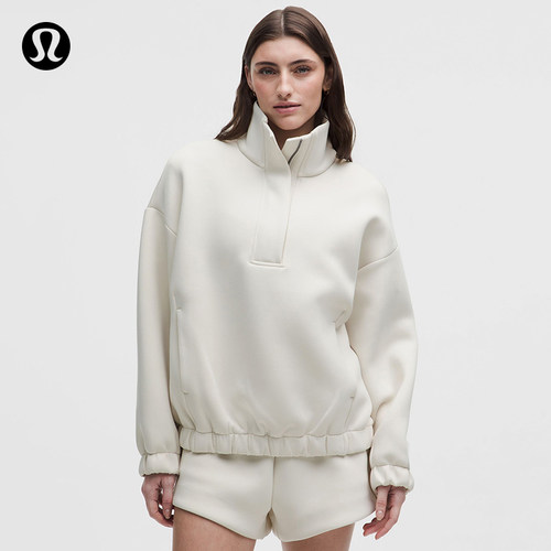 Sleek Spacer 女士半拉链卫衣丨lululemon丨LW3LGZS