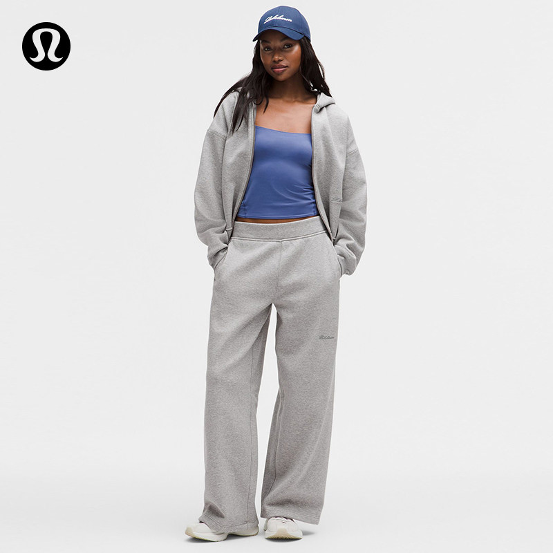 Big Cozy女士超宽松阔腿裤 *拉绒*常规版型丨lululemon丨 LW5HYAS