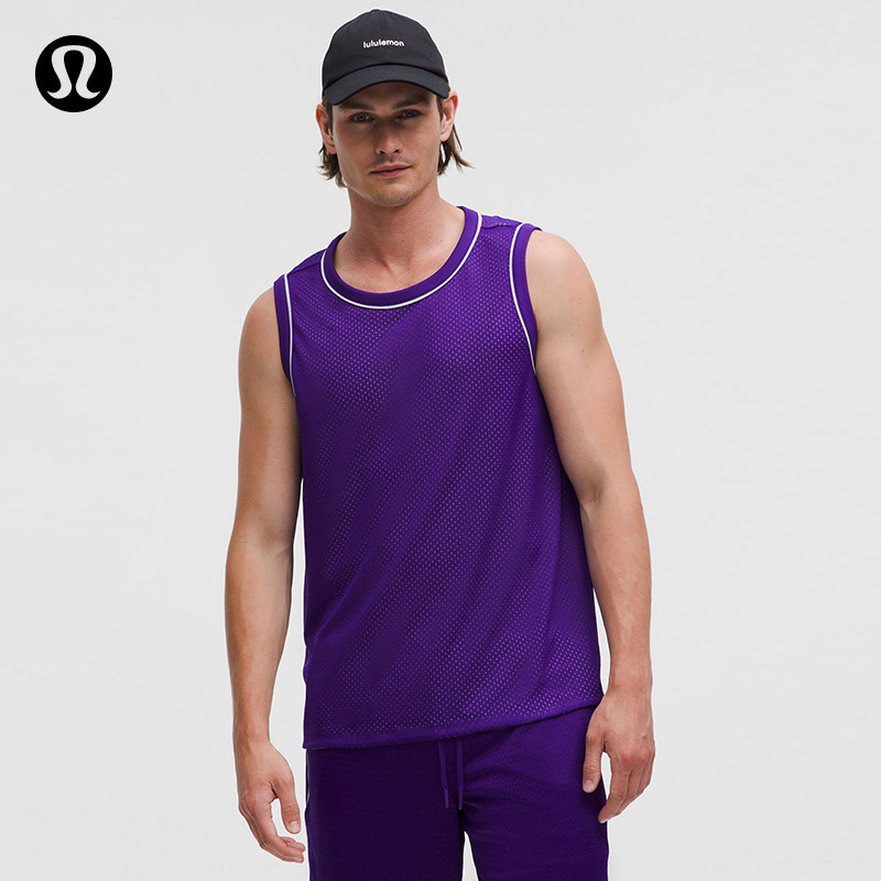 Double-Layered 男士双层网面运动背心丨lululemon丨LM1403S - 实物图