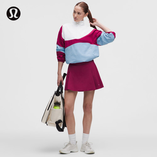 A-Line 女士侧边褶饰 A 字网球裙 速干芯吸丨lululemon丨LW8AS5S