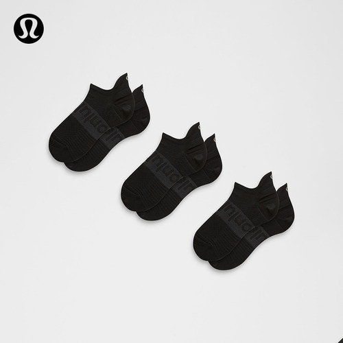 Power Stride 带提耳短袜 *3 双装丨lululemon丨LU9CLOS