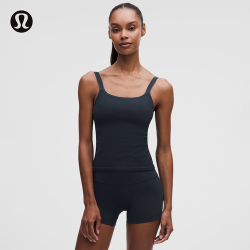 Ebb to Street 女士前后U领短款运动背心B/C丨lululemon丨LW1ERWS