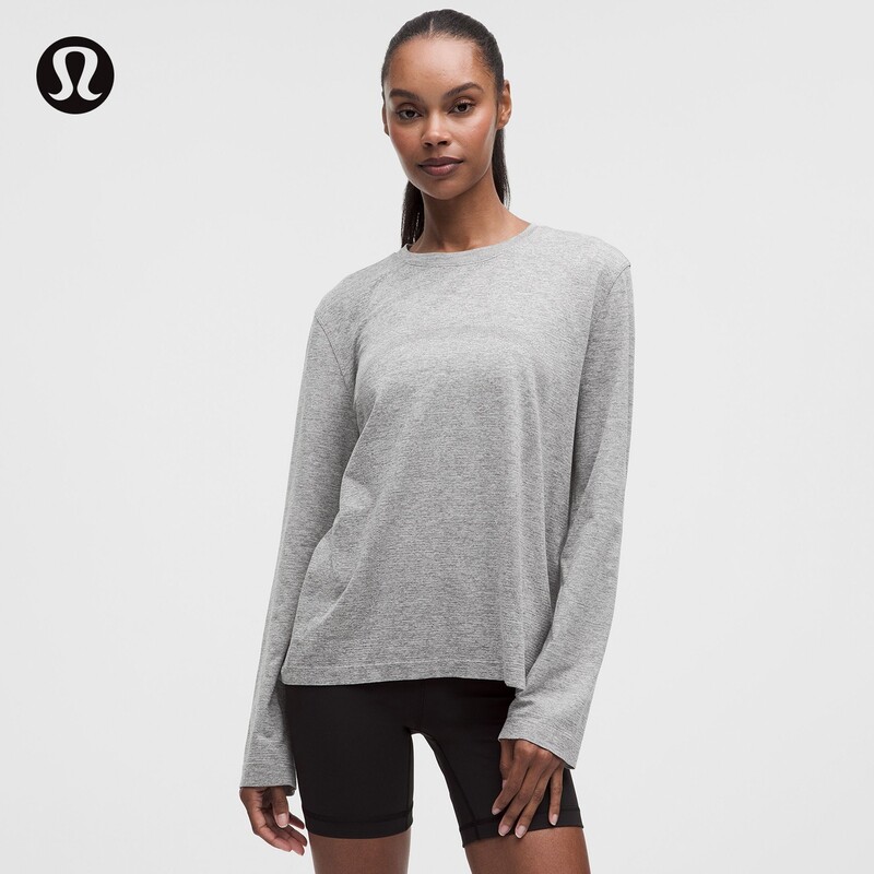 Swiftly™ Relaxed女士运动宽松剪裁长袖T恤丨lululemon丨LW3JE9S图片