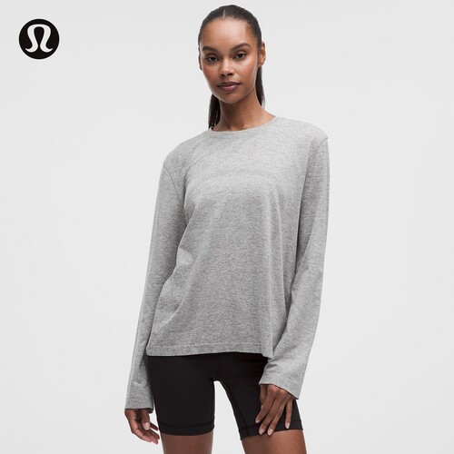 Swiftly™ Relaxed女士运动宽松剪裁长袖T恤丨lululemon丨LW3JE9S