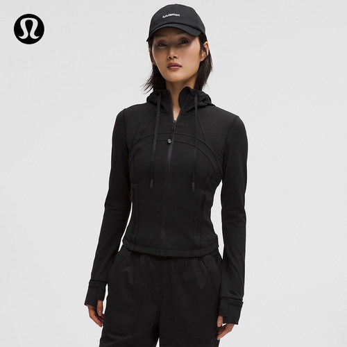 Define 女士短款连帽夹克 *Nulu™丨lululemon丨LW3JDJS