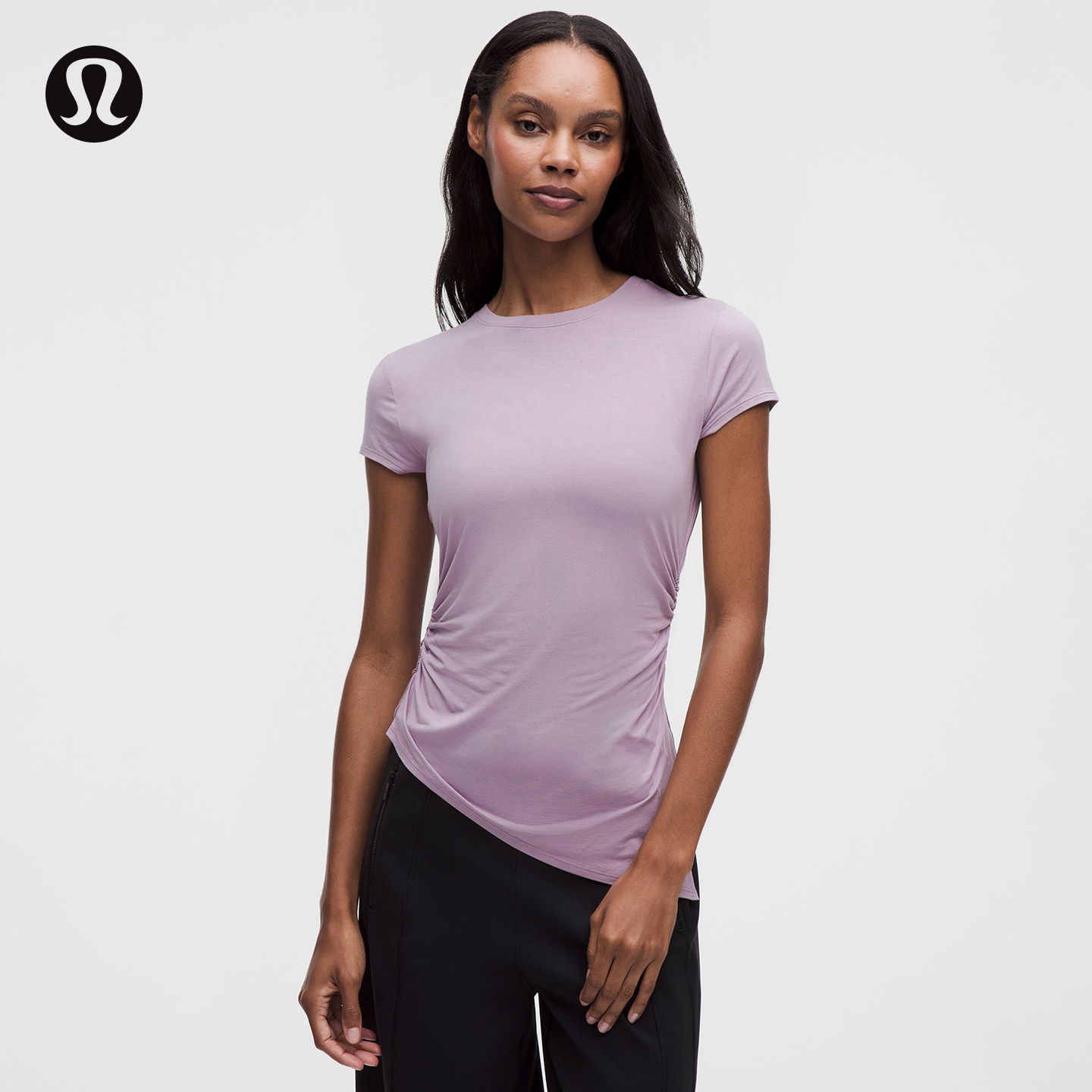 SilkyAppeal 女士短袖T恤 速干芯吸丨lululemon丨LW3IPLS图片