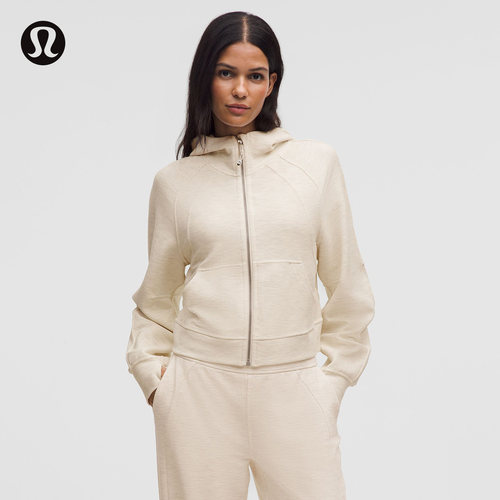 Scuba™ 女士超宽松款拉链连帽衫 *华夫格丨lululemon丨LW3JCVS
