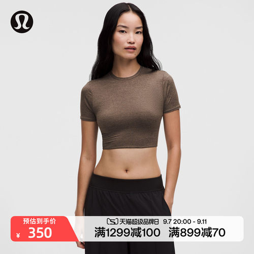 Nulu 女士短款圆领短袖 T 恤丨lululemon丨LW3KYIS