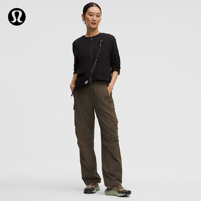Grid Fleece 女士徒步网格拉绒工装裤丨lululemon丨 LW5IEIA