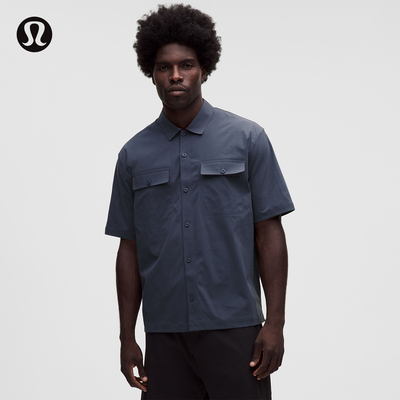 Grid Ripstop 男士网格纹理短袖衬衫丨lululemon丨LM3GS6S
