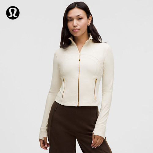 Define 女士短款夹克 *罗纹 Nulu™ 芯吸丨lululemon丨LW3HOBS