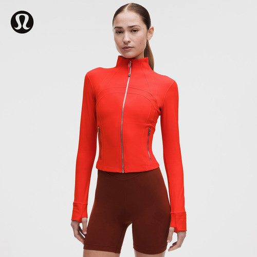 Define 女士短款夹克 *罗纹 Nulu™ 芯吸丨lululemon丨LW3HOBS