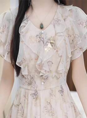 小香风连衣裙2025夏季新