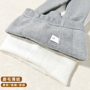 宝宝连裤袜秋冬薄绒加厚白色中小童打底裤袜保暖婴幼儿女童连脚袜