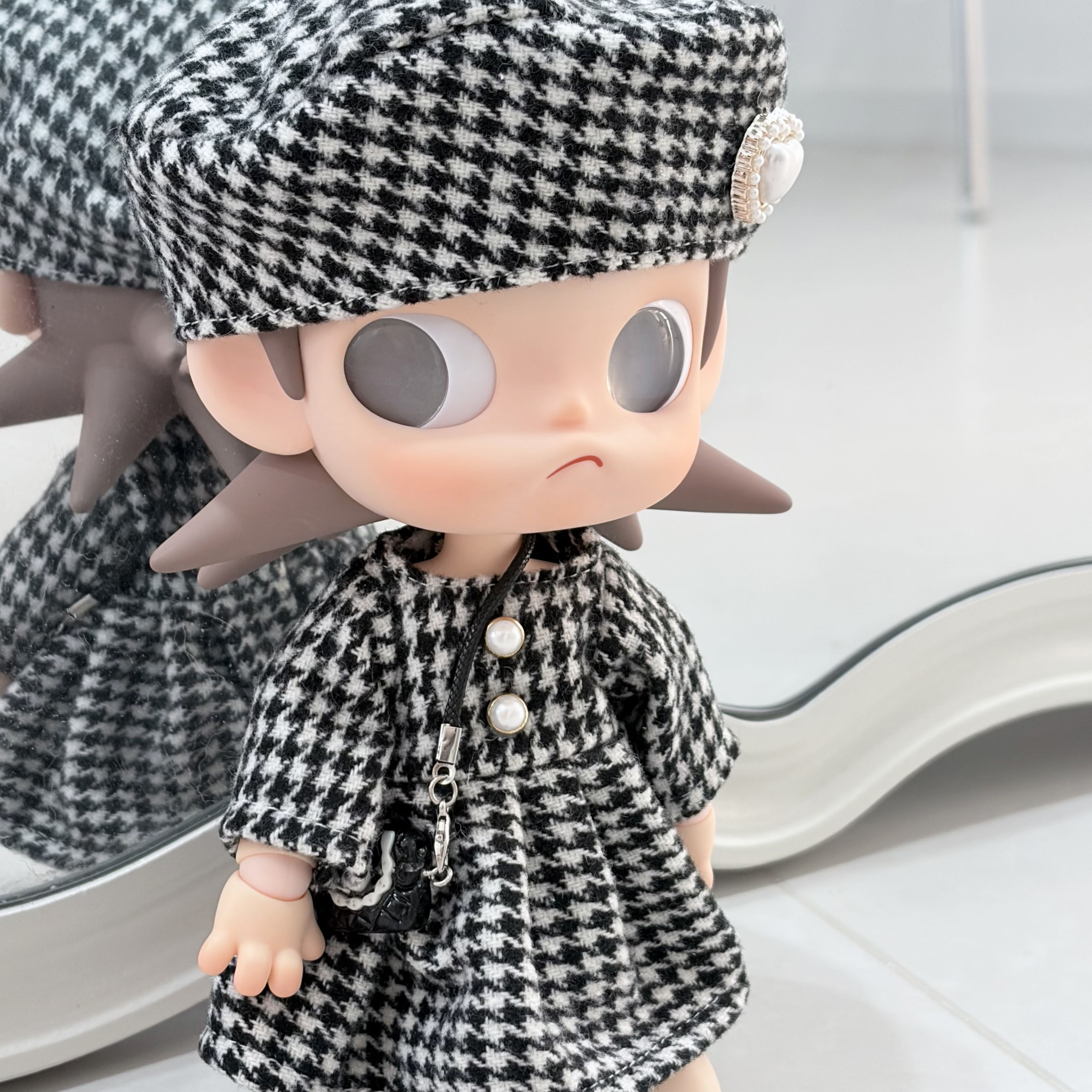 嘎子姐小香风衣服zsiga向往之处BJD1/8分molly可动人偶ob22仅娃衣