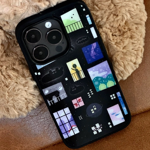 Shesell「夜生活」磁吸iphone手机壳magsafe情侣闺蜜全包镜头防摔防撞PC背板亮面