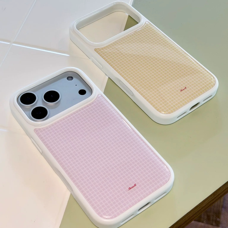 Shesell「草莓黄油」简约ins风滴胶iphone18手机壳原创小众设计包相机键