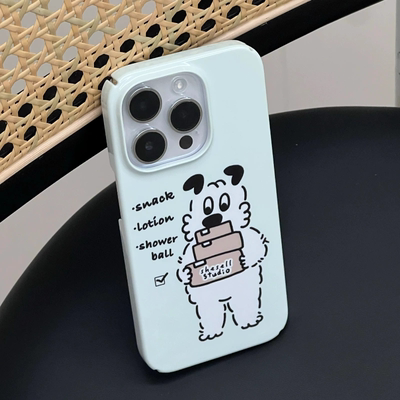 Shesell「快递狗」菲林四包亮面iphone手机壳镜头保护细腻裸机肤感