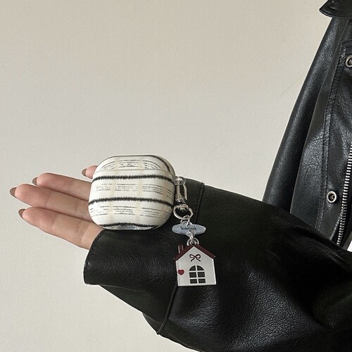 一家不会撞壳的店简约个性条纹耳机保护套新4代无线蓝牙耳机壳AirPodsPro2代百搭耳机套AirPods3代pro3保护套