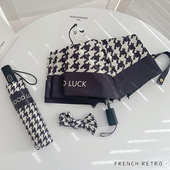 法式 复古雨伞女晴雨两用太阳伞防晒防紫外线遮阳伞折叠自动伞小众