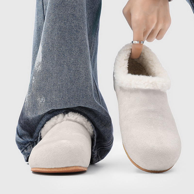 2024新款冬季小土豆雪地靴男女保暖毛绒防寒休闲棉鞋全包勃肯鞋潮