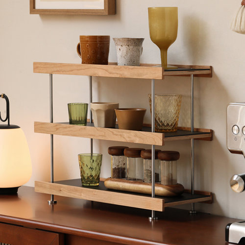 斗合整装客厅实木大众中古风杯架