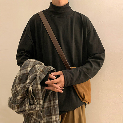 长袖T恤大码纯色百搭青少年内搭