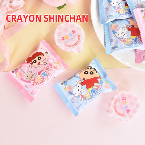 蜡笔小新蜜桃味蒟蒻果冻