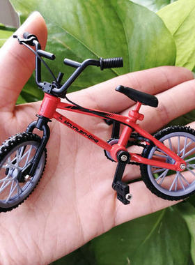 仿真迷你合金手指单车备用胎自行车模型bikes合金自行车模型玩具