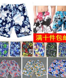 夏季韩版沙滩裤情侣韩国速干女款休闲短裤男装宽松大码五分裤衩潮