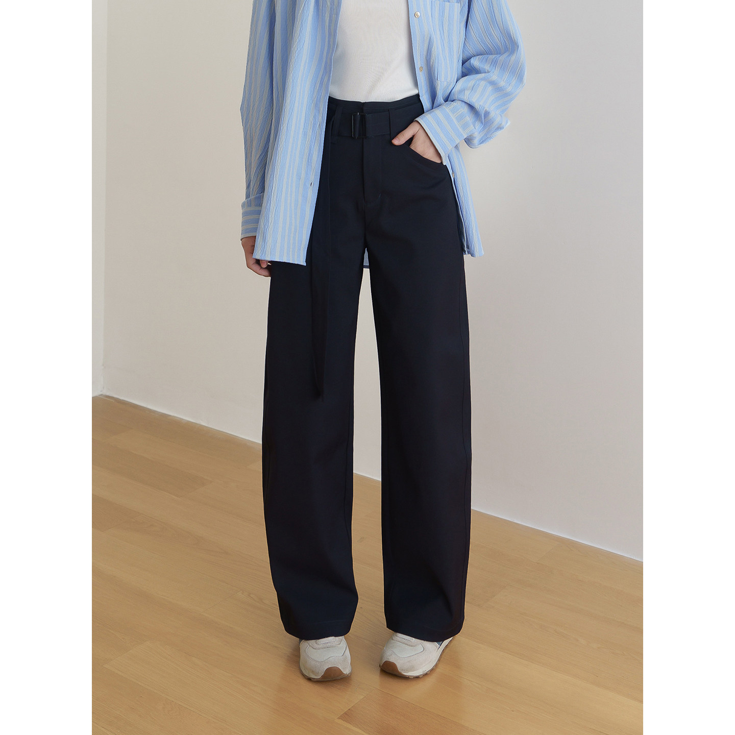 floradance显瘦直腿垂感休闲裤女2026春季新款高腰弯刀裤直筒长裤,女装/女士精品,休闲裤,淘宝优惠券,粉丝福利购,淘宝优惠卷