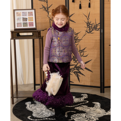 女童新中式套装冬装2025新款