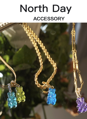 小熊软糖diy珍珠项链宋妍霏同款