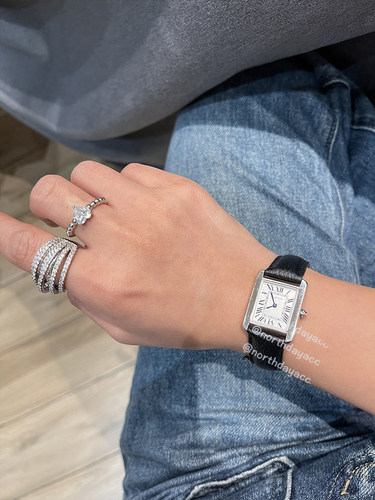 Northday好品味 设计师欧美经典叠带缠绕多层爱心桃心珠珠戒指指