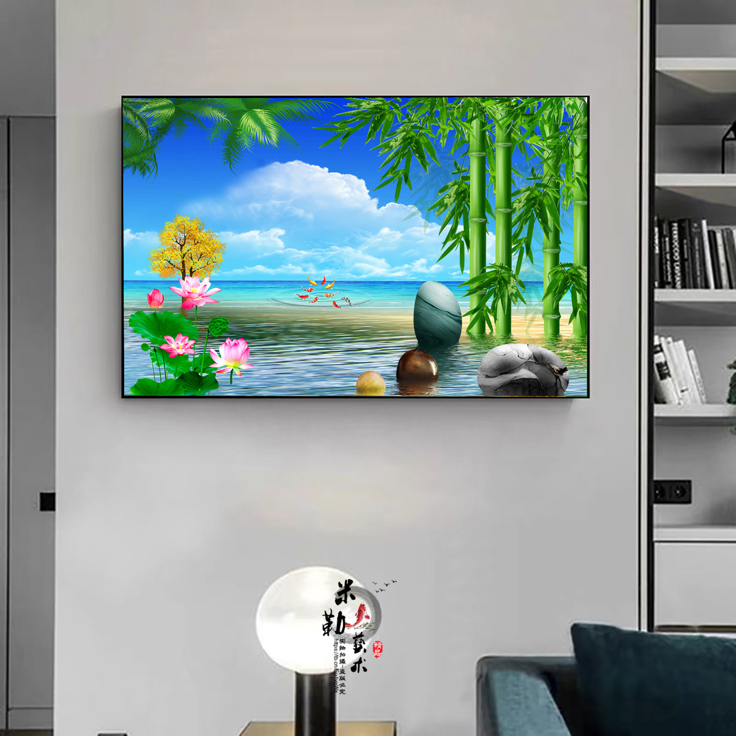 现代简约客厅装饰画沙发背景墙挂