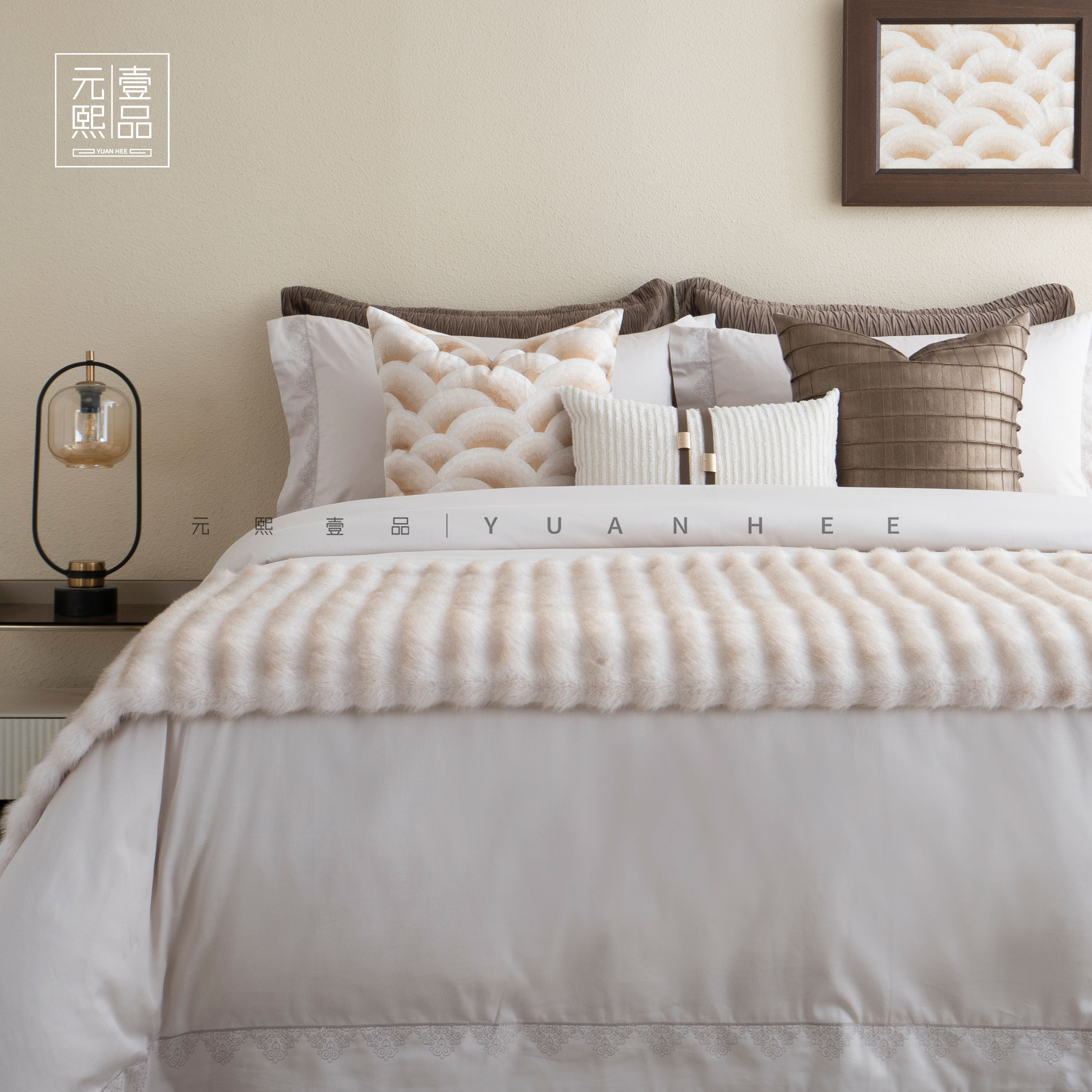 【静奢老钱风】床单四件套家用120支美国匹马棉10件套纯棉床品