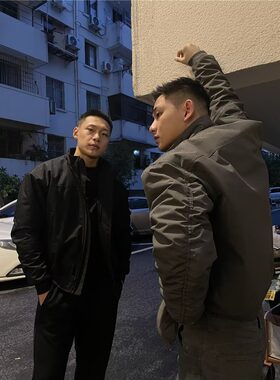 2025春秋痞帅外套男ins高街潮牌港风日系原宿风韩版潮流宽松夹克