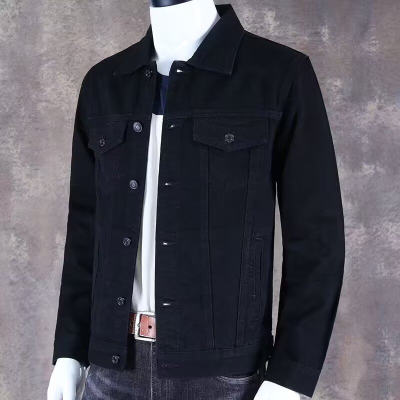 男士牛仔外套2025秋季新款美式复古男款春秋款爆款男装牛仔衣夹克