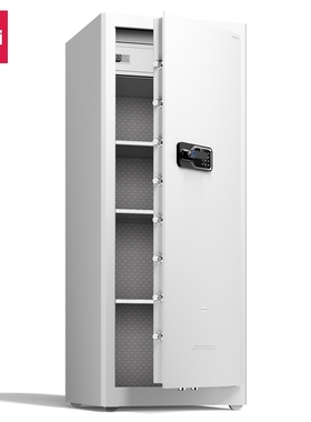 得力AE137指纹密码保管箱H1500(白色)(台)