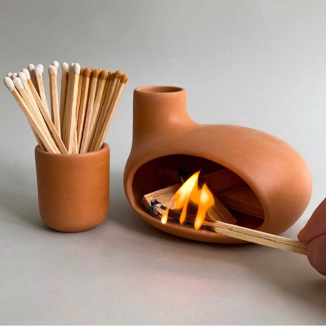 陶瓷香炉圣檀木香炉锥香香炉工艺品香薰炉 palo santo holder