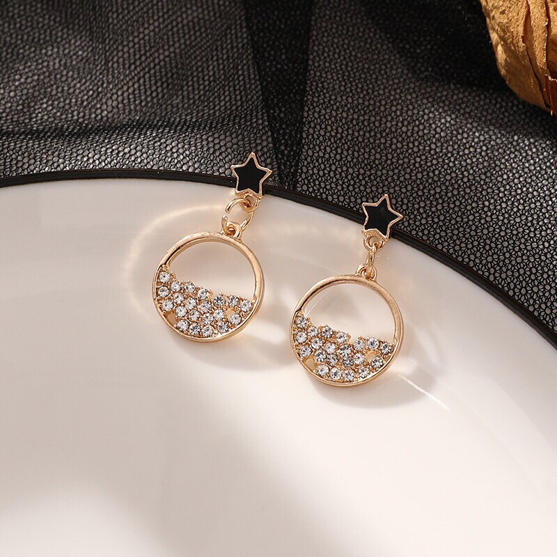 s925 Needles earrings female Rhinestone star Ear Studs the republic of korea temperament Simplicity Earrings 2020 new pattern Earrings wholesalein the Accessories/Fashion Jewelry, Earring , Earring  category - from Buy2taobao.com to provide professional Taobao agent buy service